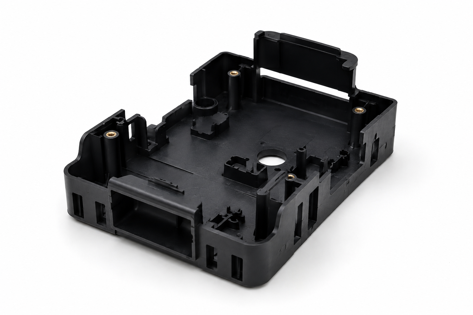 blue injection molded part