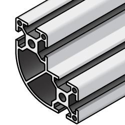 5 Series R-Shaped 20x40 Aluminum Extrusion