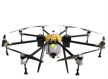 Agricultural drone spray nozzle