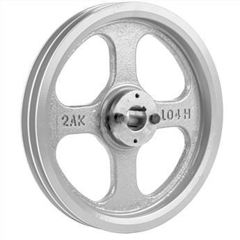 Cast iron double groove V belt wheel