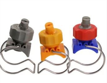 Flat Fan Liquid Spray Pipe Mounting Clamp Nozzle