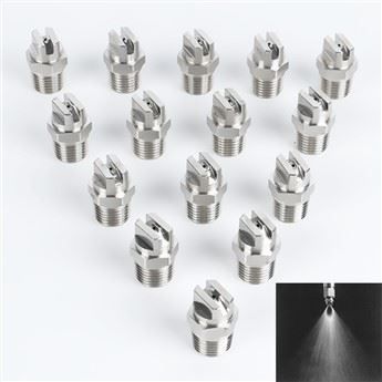 Industrial flat fan spray nozzle