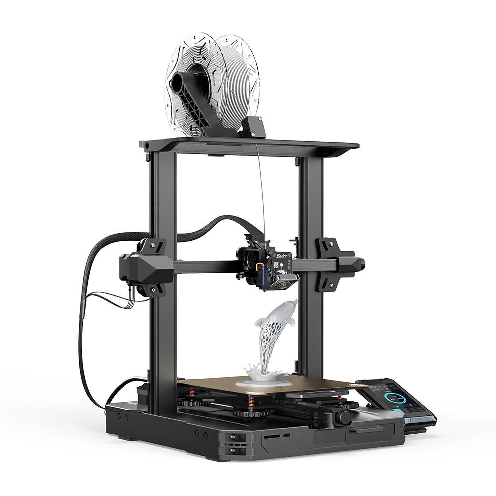 Auto FM Silent 3d Printer Ender-3 S1 Pro Laser Engraving Printer/Metal Double Gear Proximal Extruder Printing Size 8.7*8.7*10.6