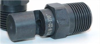 Stainless steel wide-angle flat fan nozzle