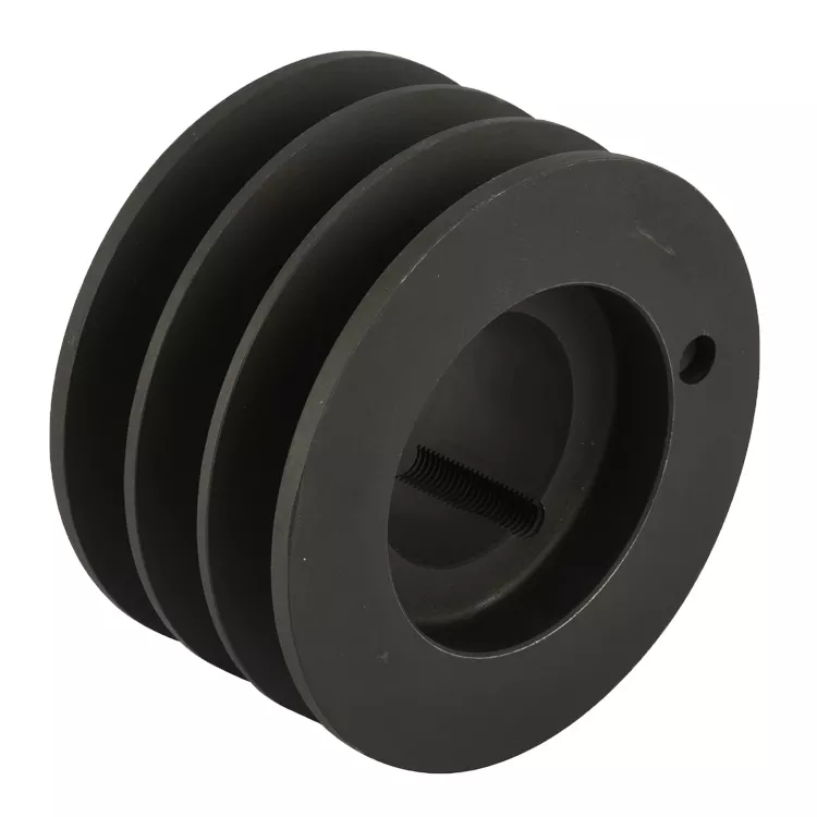 Cast iron double groove pulley for motor